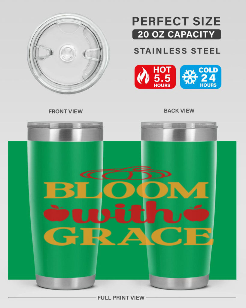 Bloom with grace 82#- spring- Tumbler
