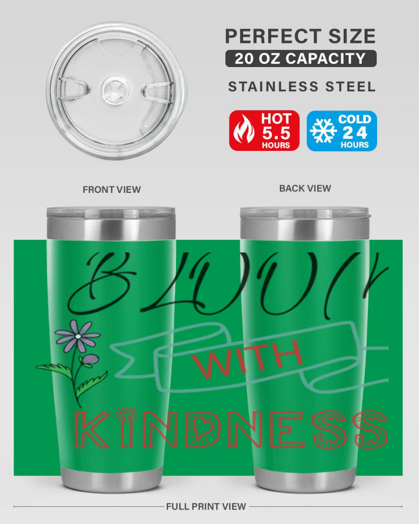 Bloom with kindness  91#- spring- Tumbler