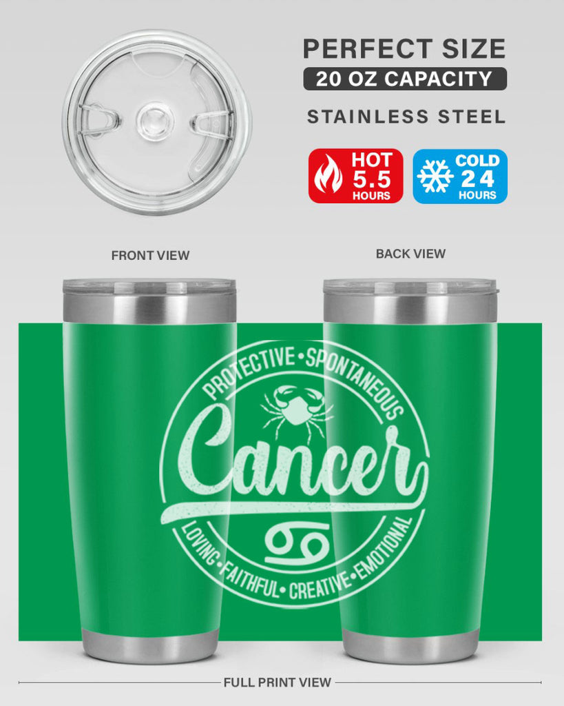 Cancer 154#- zodiac- Tumbler