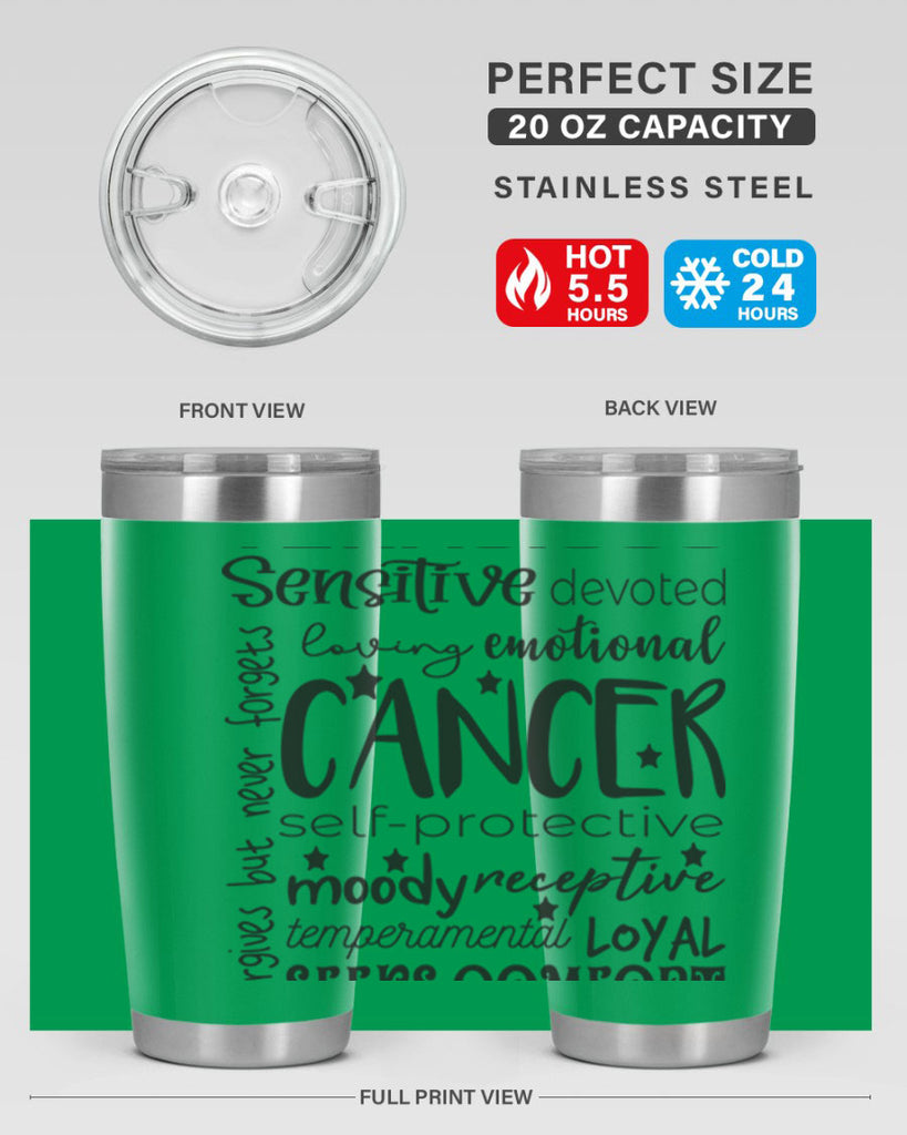 Cancer 565#- zodiac- Tumbler