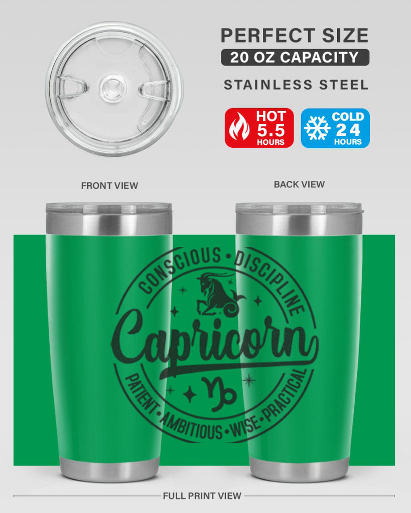 Capricorn 190#- zodiac- Tumbler