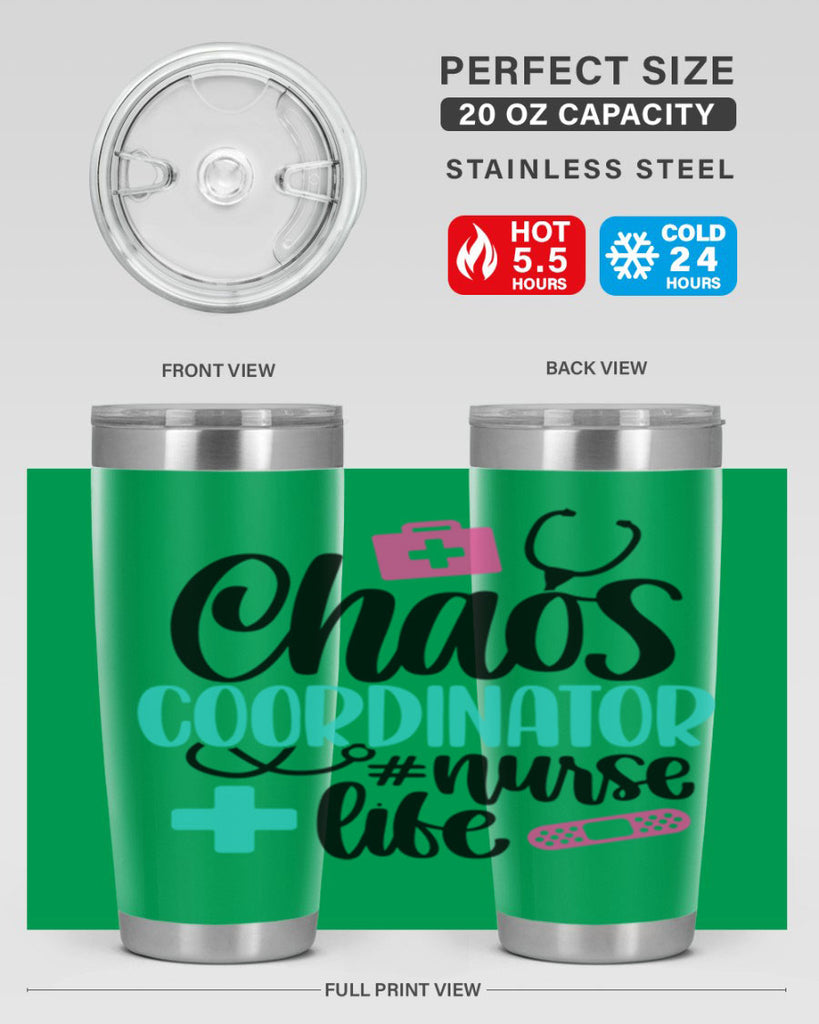 Chaos Coordinator Nurse Life Style Style 214#- nurse- tumbler