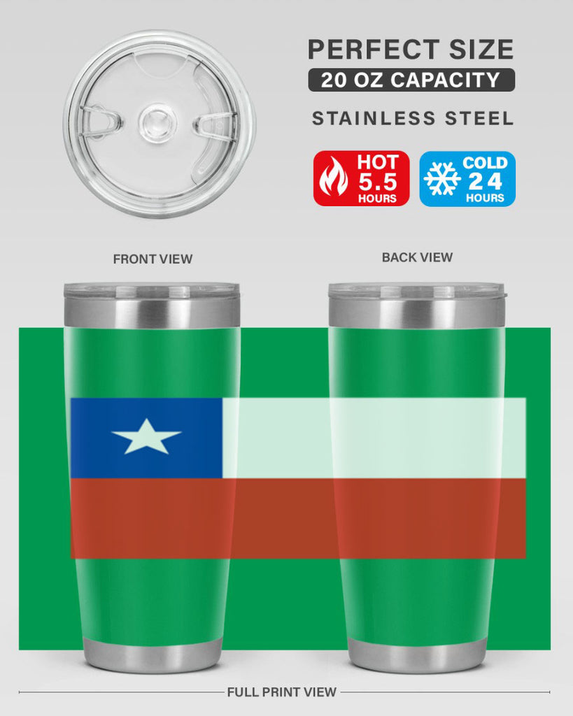 Chile 163#- world flags- Tumbler