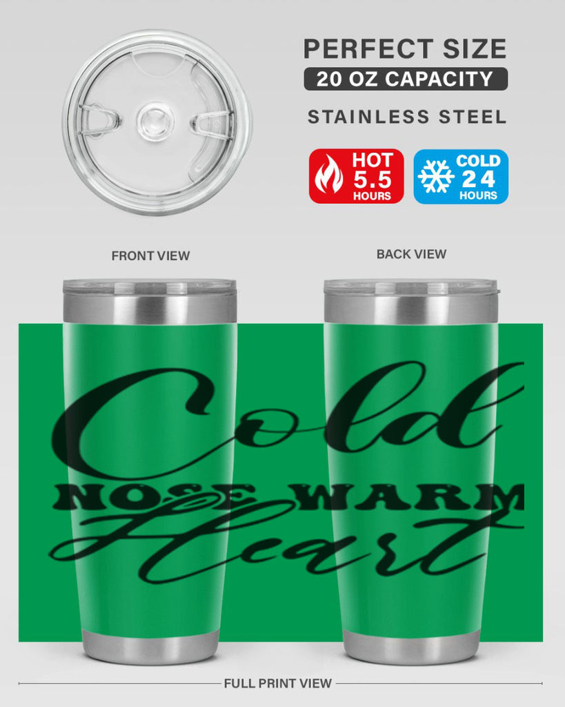 Cold nose warm heart 56#- winter- Tumbler