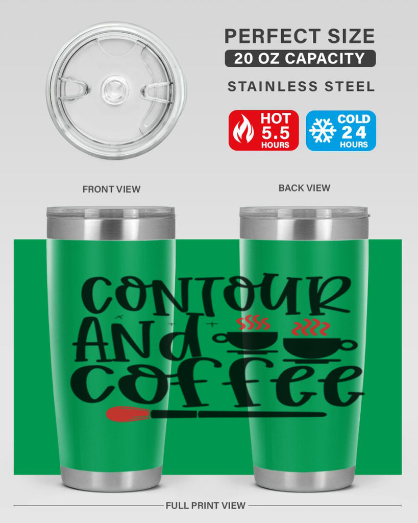 Contour And Coffee Style 242#- make up- Tumbler