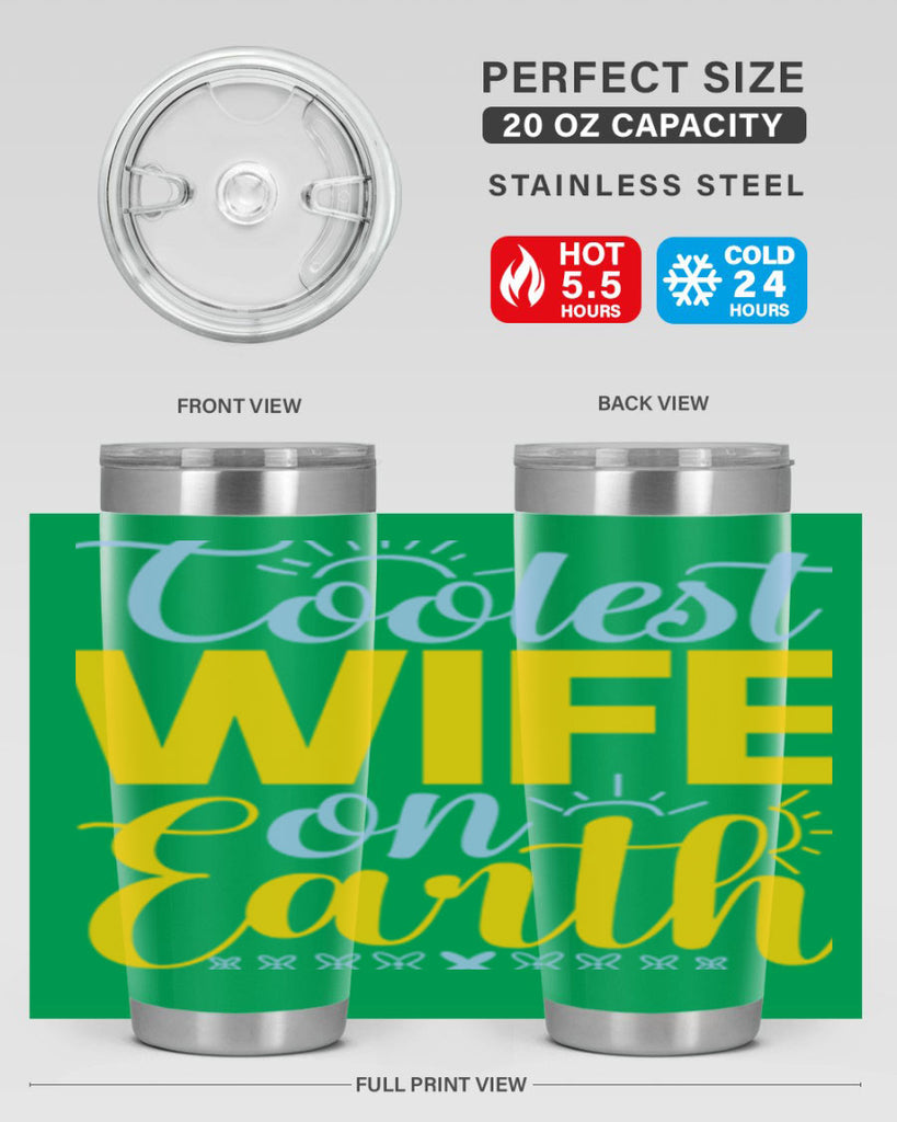 Coolest wife on earth62#- winter- Tumbler
