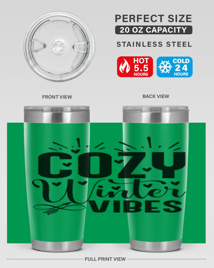 Cozy Winter Vibes 70#- winter- Tumbler