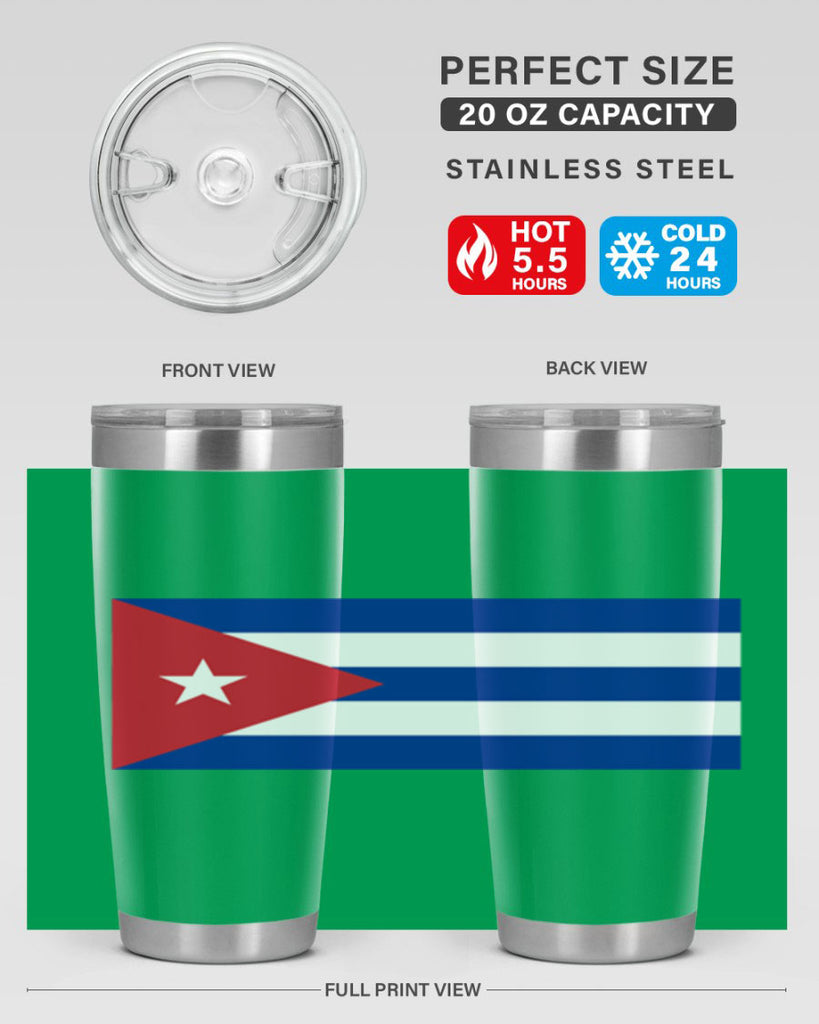 Cuba 154#- world flags- Tumbler