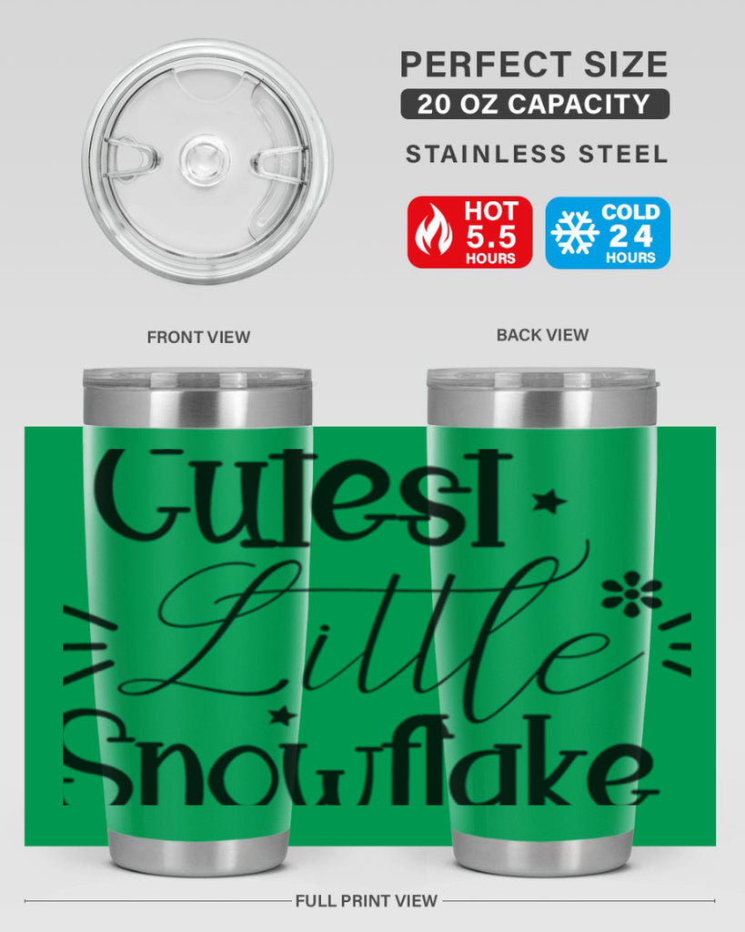 Cutest Little Snowflake90#- winter- Tumbler