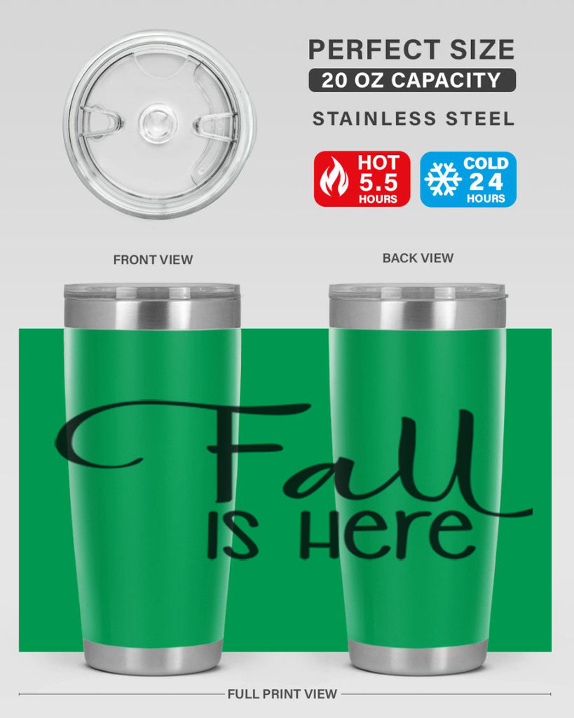 Fall Is Here 109#- fall- Tumbler