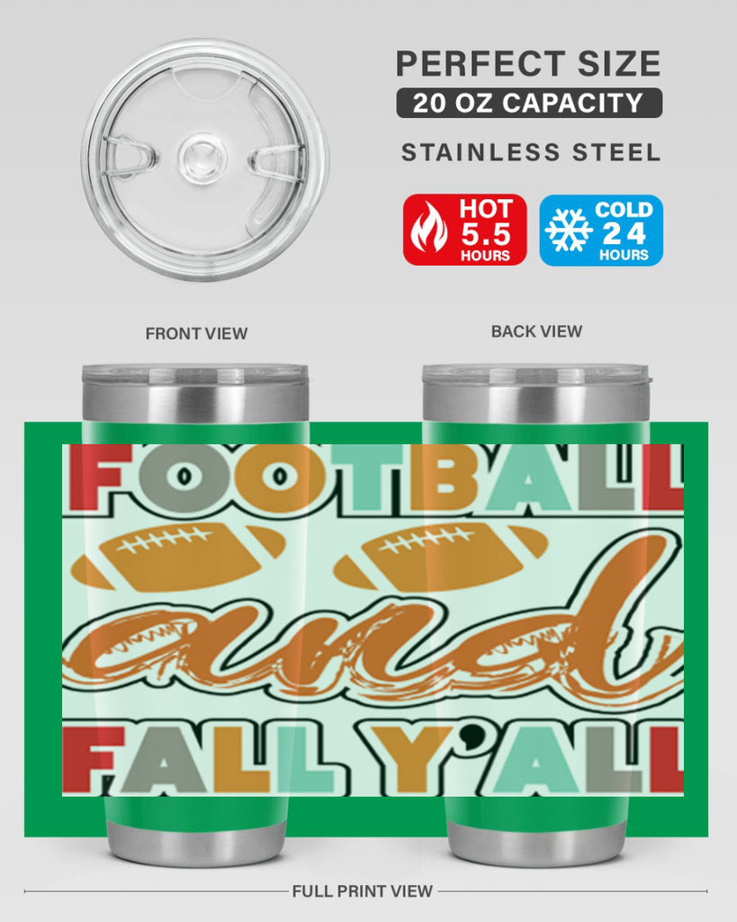 FootballandFallYall 186#- fall- Tumbler