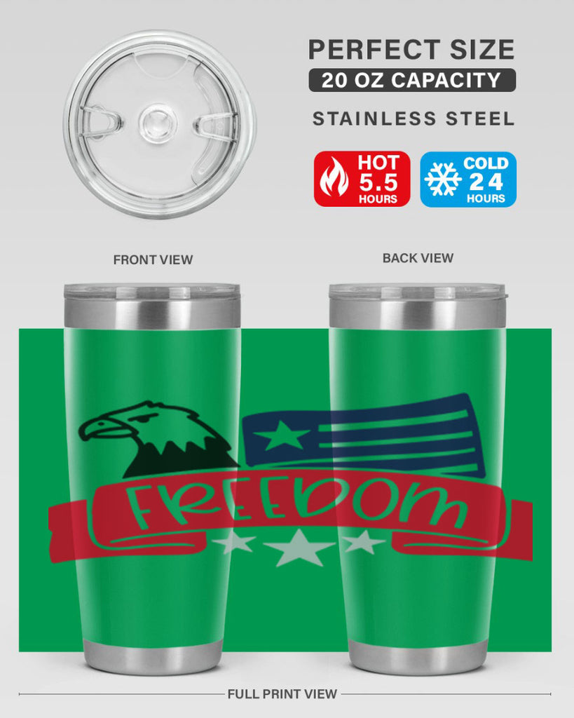 Freedom Style 147#- Fourt Of July- Tumbler