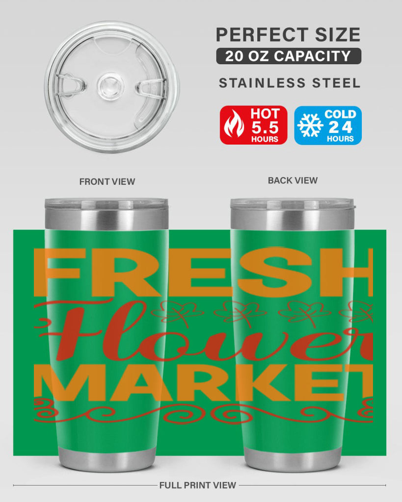 Fresh flower market 143#- spring- Tumbler