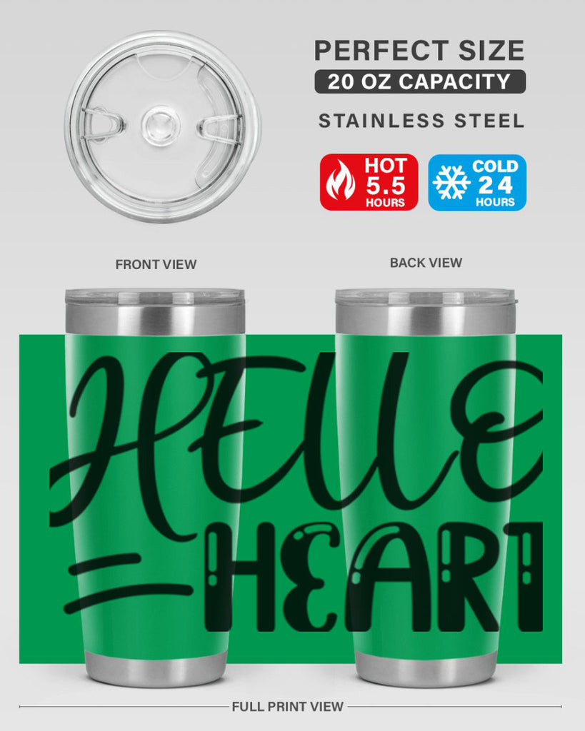 HELLO HEART  220#- spring- Tumbler