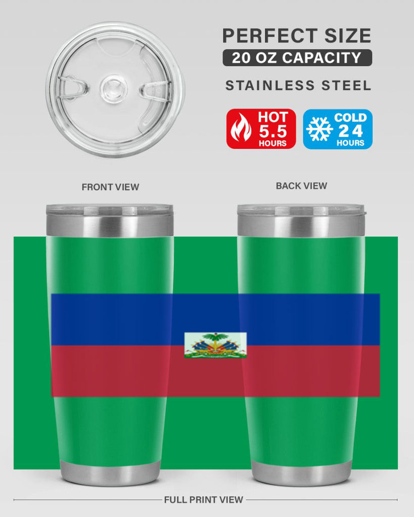 Haiti 125#- world flags- Tumbler