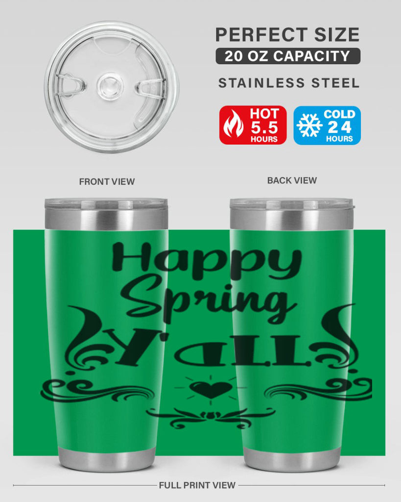 Happy Spring Yall 171#- spring- Tumbler