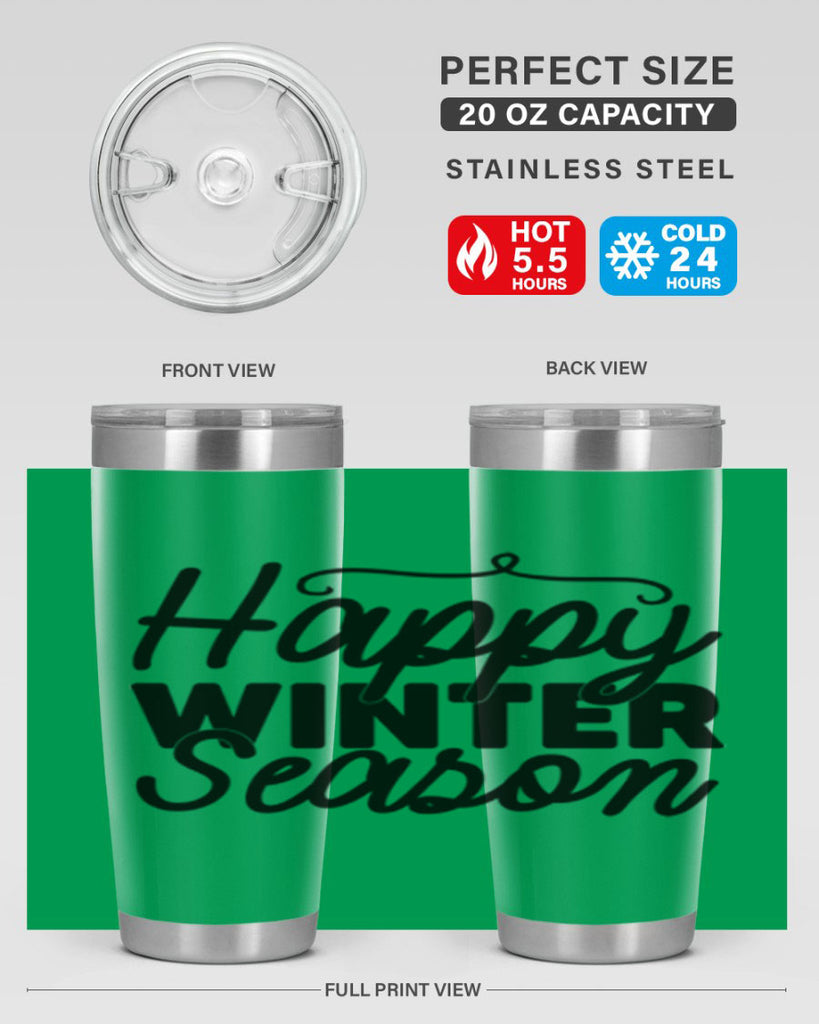 Happy Winter Season132#- winter- Tumbler