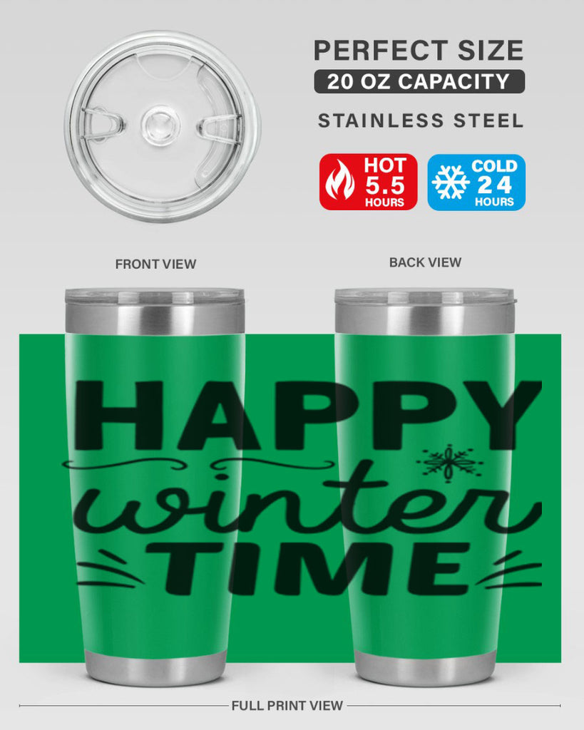 Happy Winter Time134#- winter- Tumbler