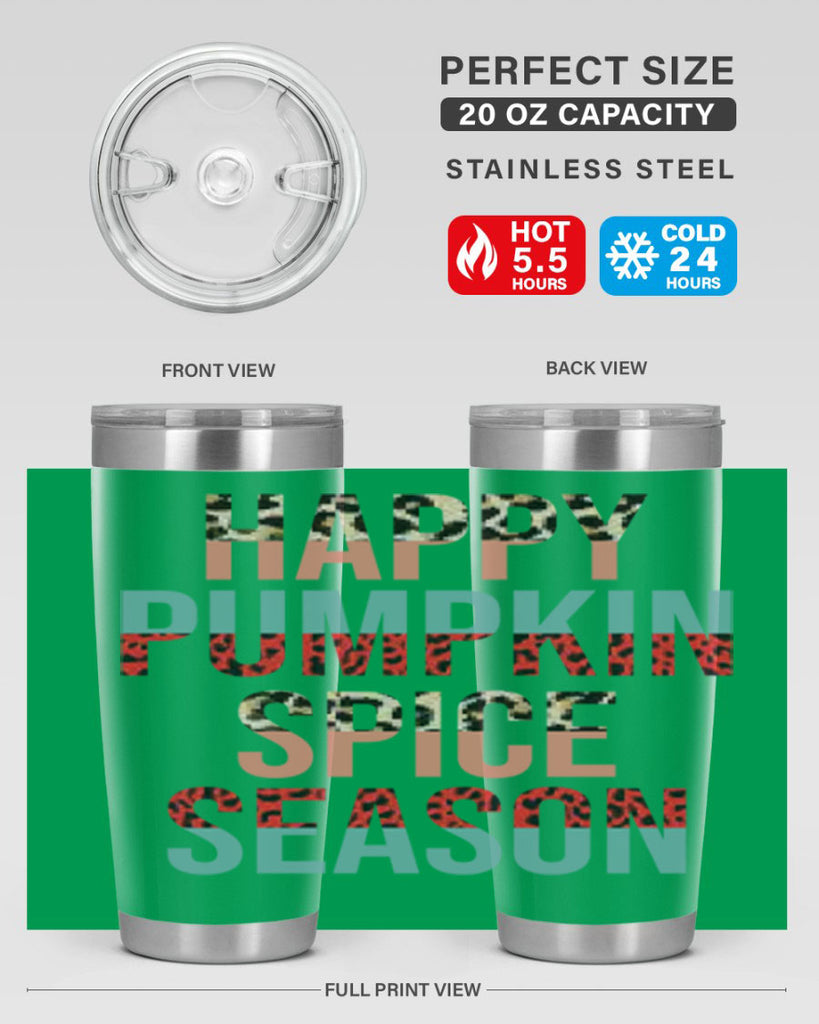 Happy pumpkin spice season 242#- fall- Tumbler