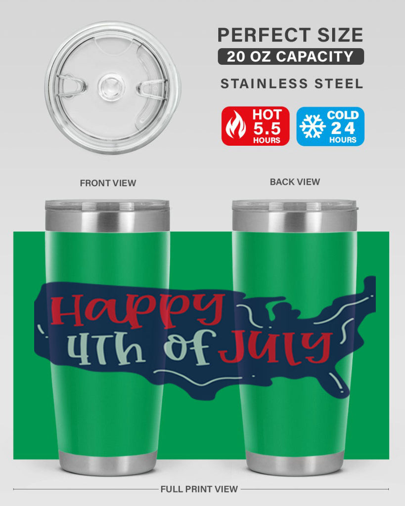 Happy th Of July Style 153#- Fourt Of July- Tumbler