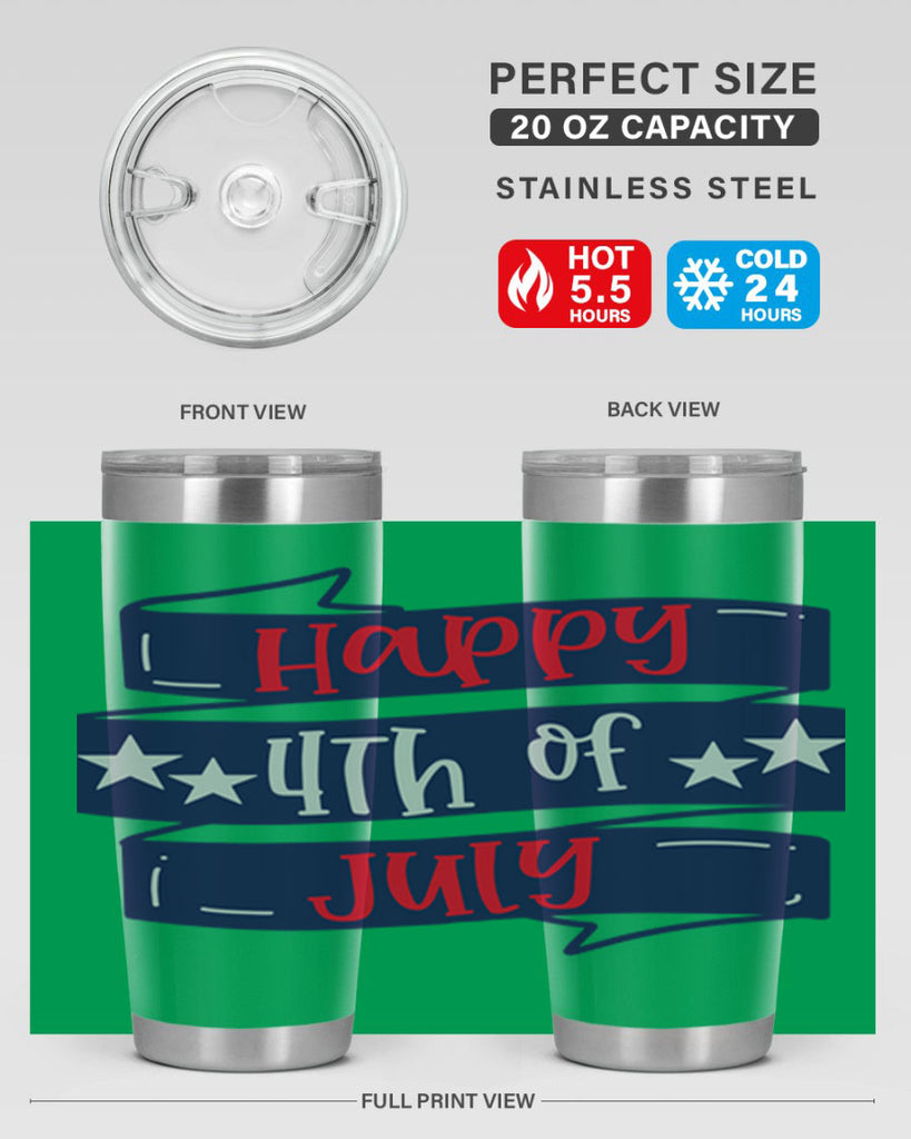 Happy th Of July Style 154#- Fourt Of July- Tumbler