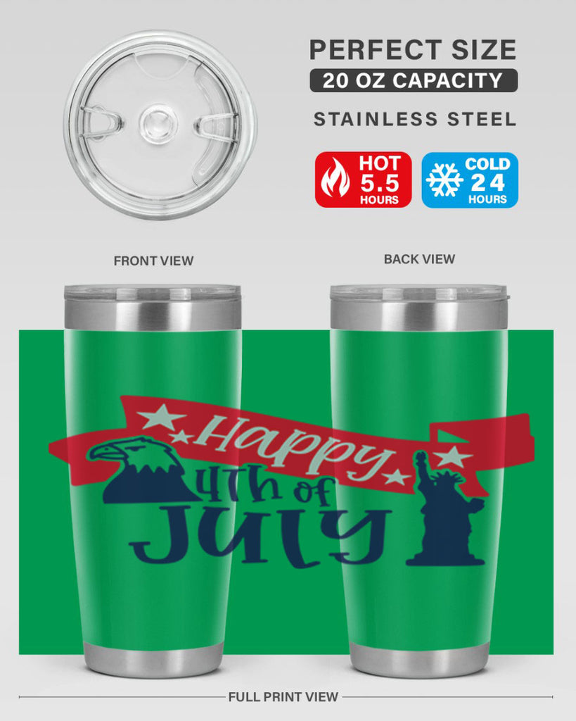 Happy th Of July Style 156#- Fourt Of July- Tumbler