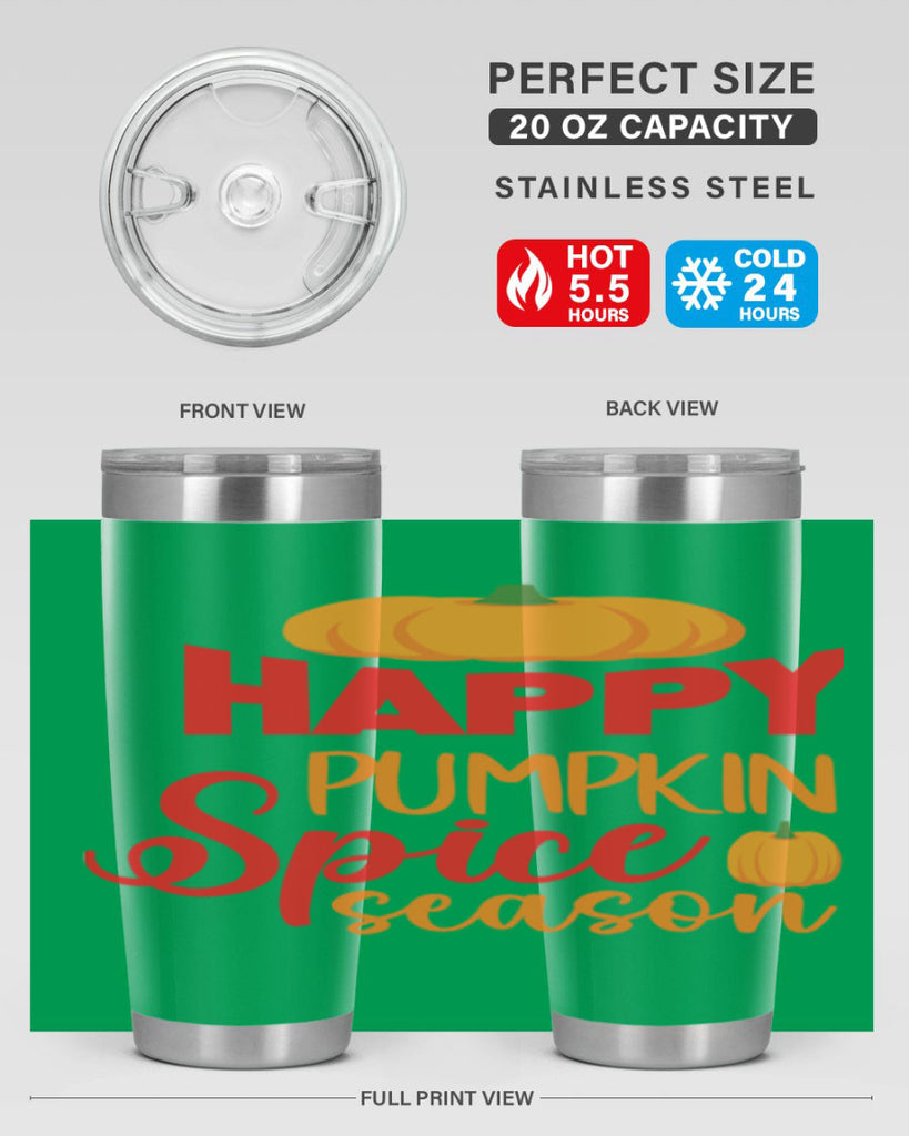 HappyPumpkinSpiceSeason 259#- fall- Tumbler