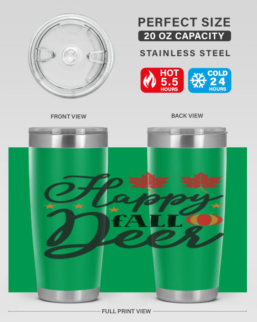 Happyfalldeer 254#- fall- Tumbler