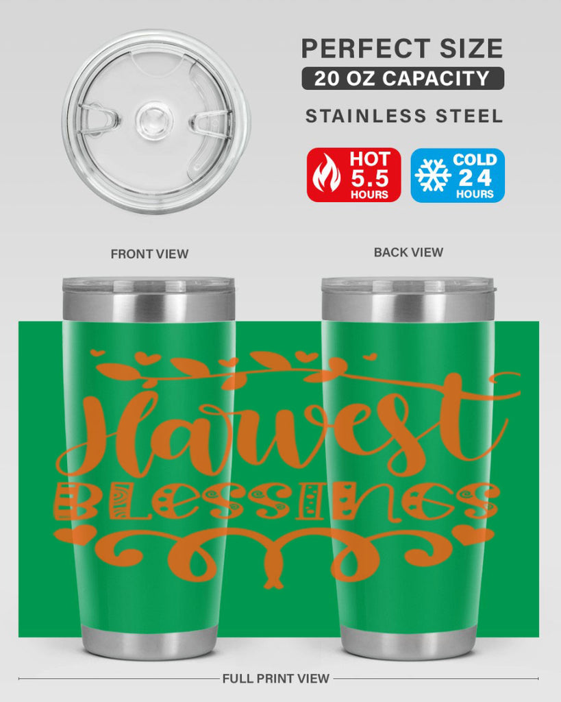 Harvest Blessings 266#- fall- Tumbler