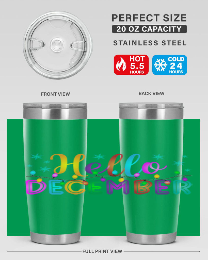 Hello December Winter 177#- winter- Tumbler