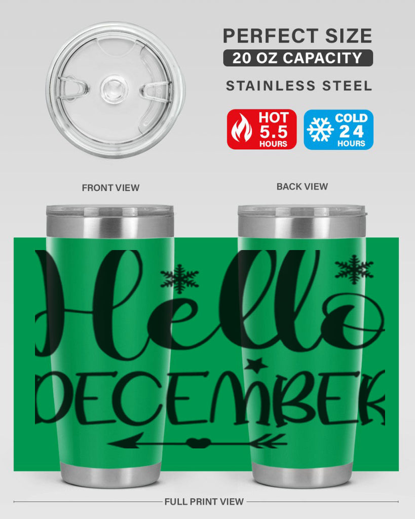 Hello December161#- winter- Tumbler