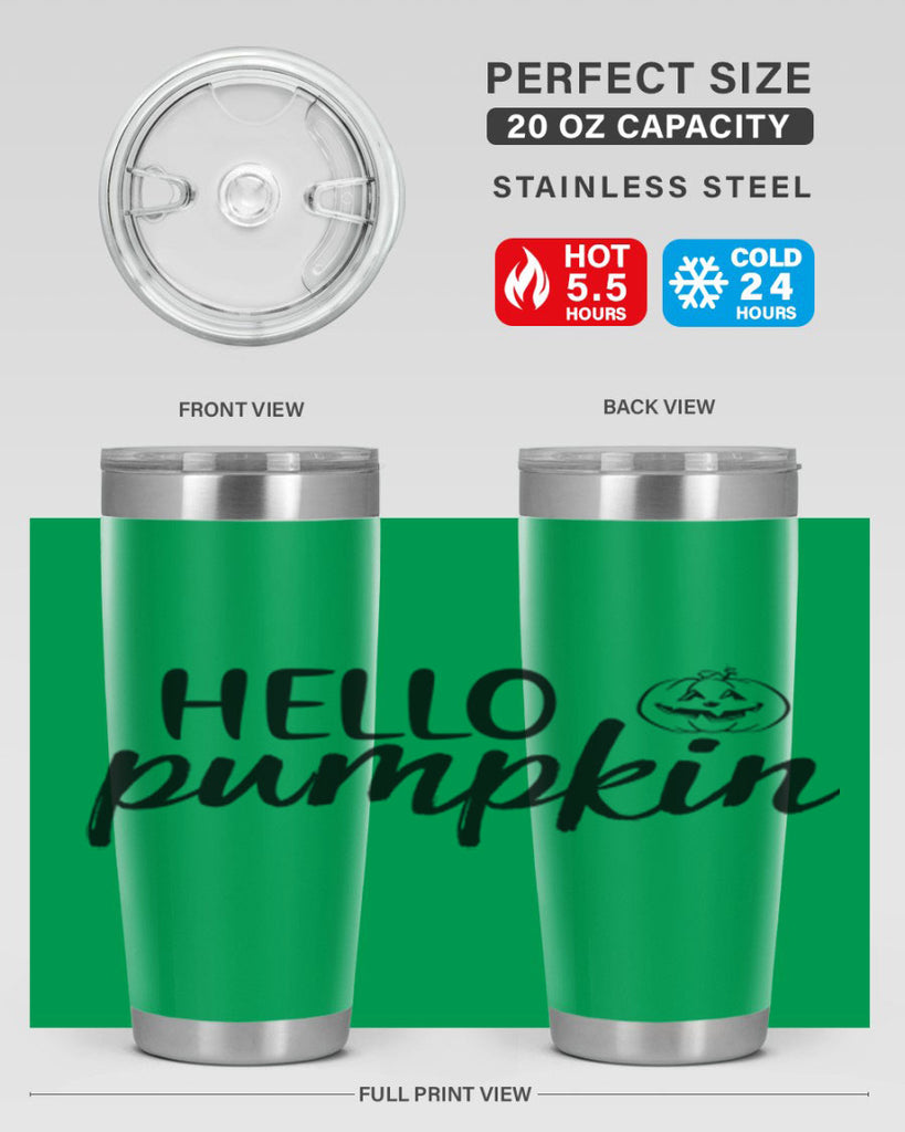 Hello Pumpkin 286#- fall- Tumbler