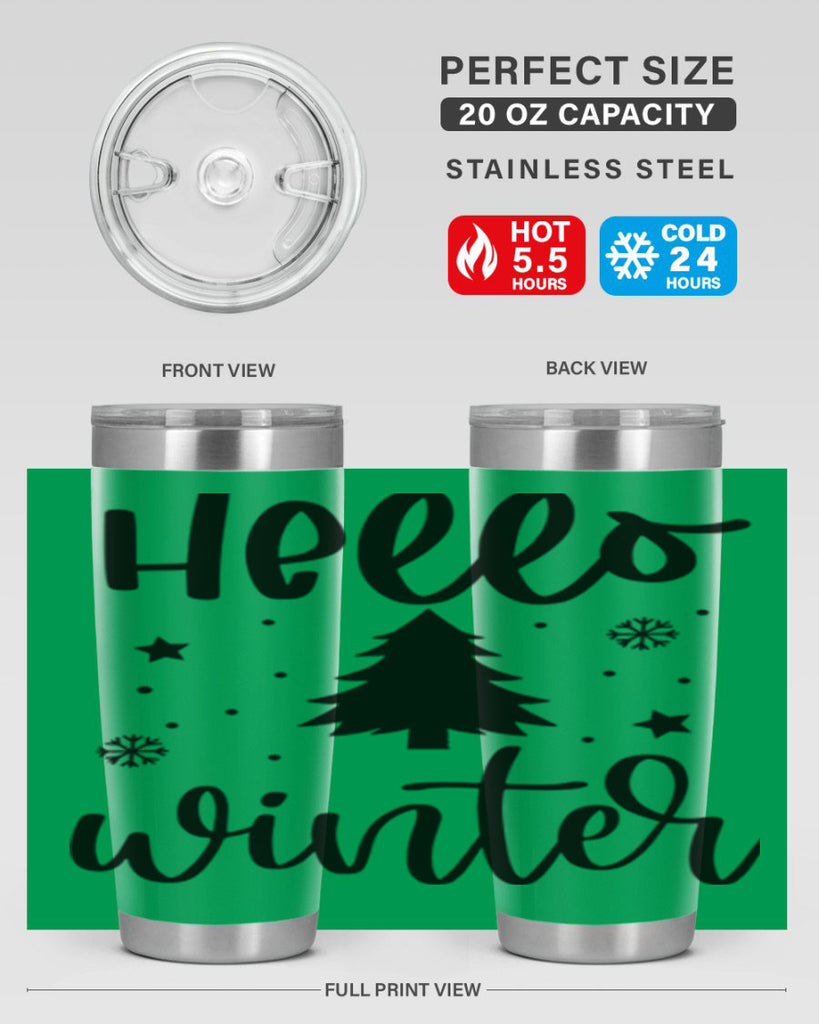 Hello Winter 162#- winter- Tumbler
