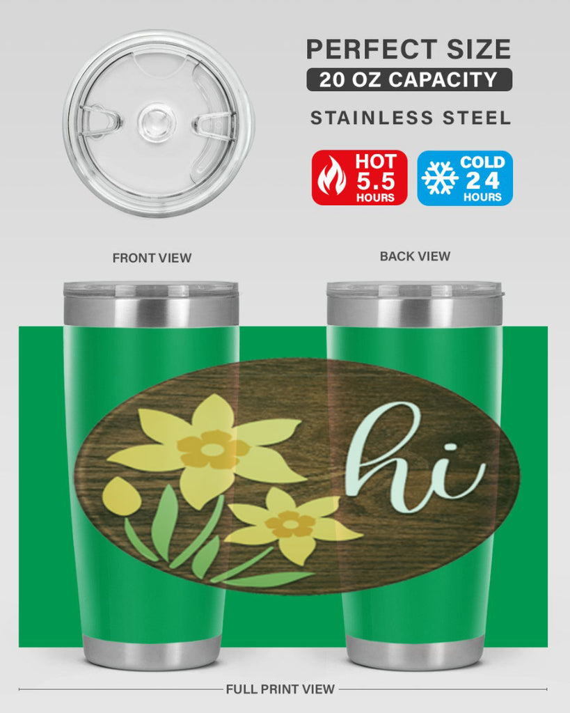 Hi daffodil flower Mockup235#- spring- Tumbler