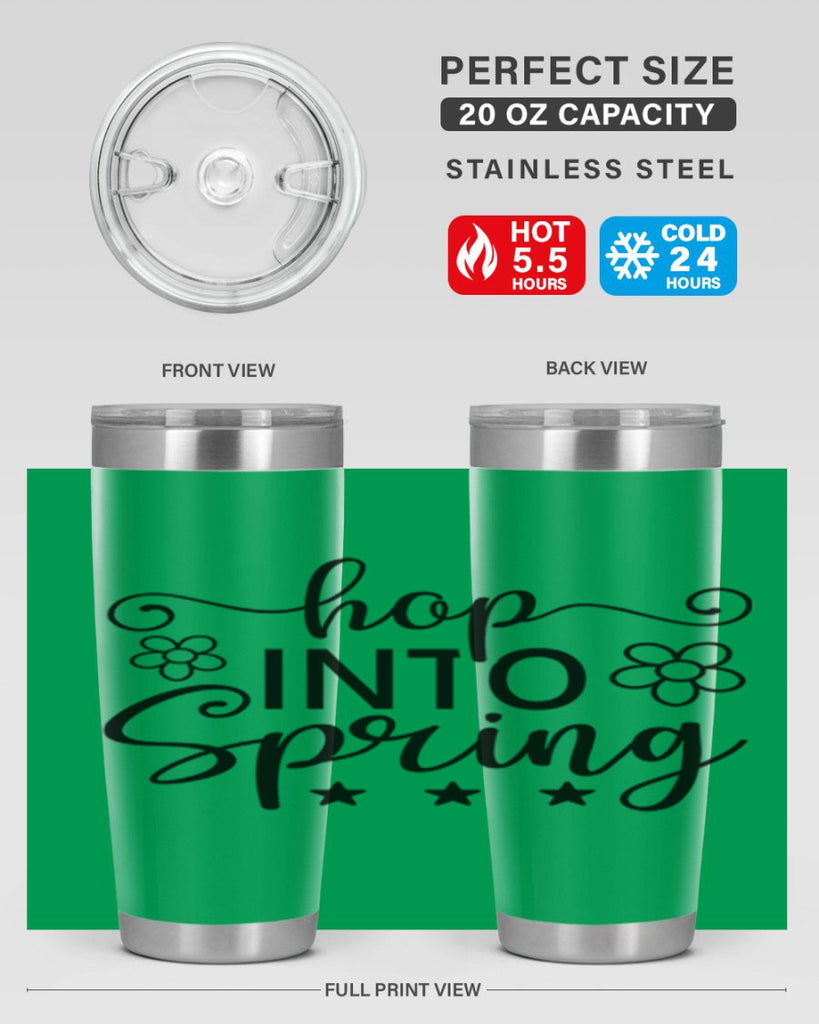 Hop into spring  252#- spring- Tumbler