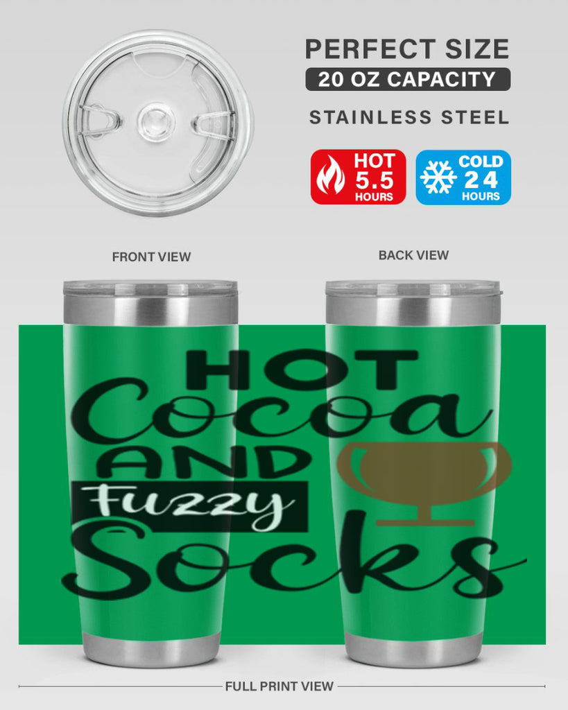 Hot Cocoa And Fuzzy Socks 218#- winter- Tumbler