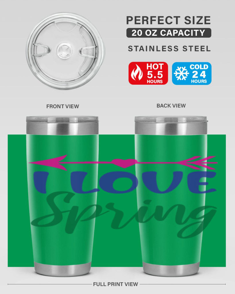 I Love Spring 272#- spring- Tumbler