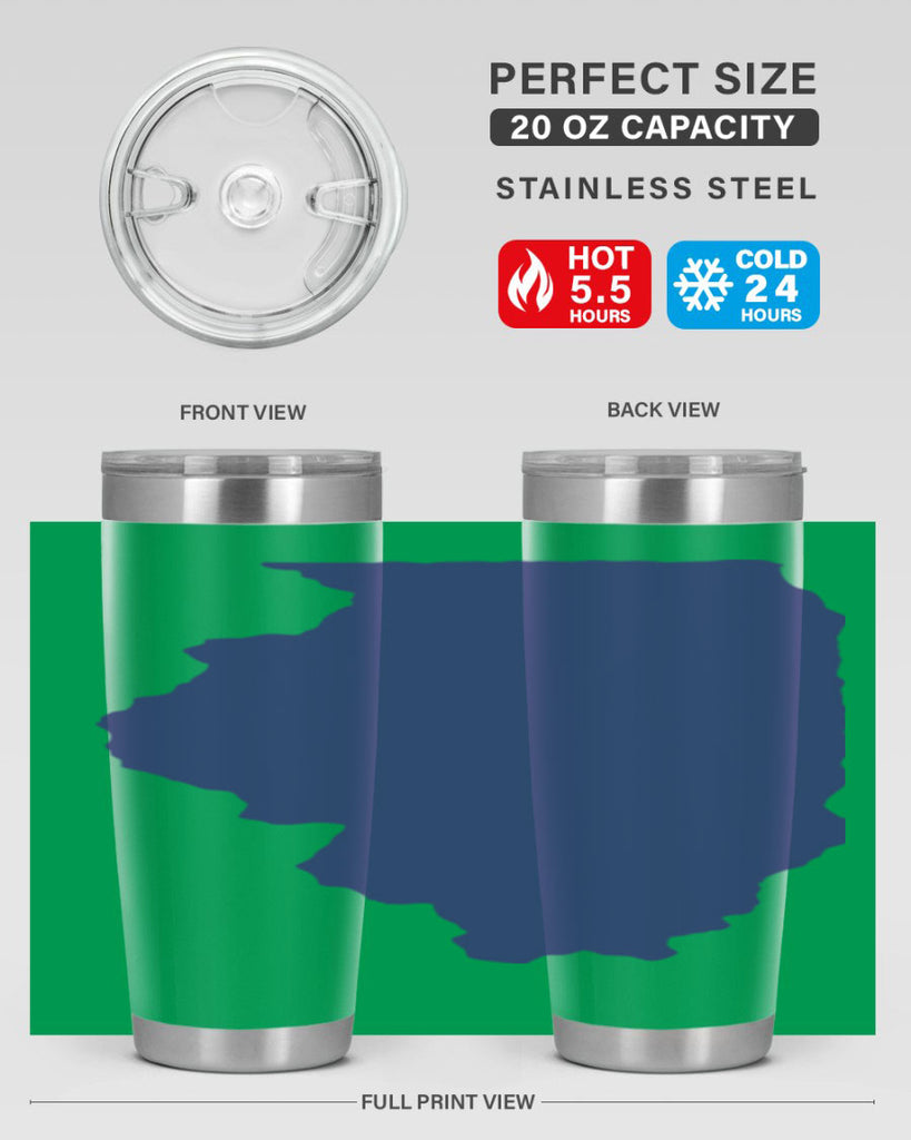 Illinois 38#- stateflags- Tumbler