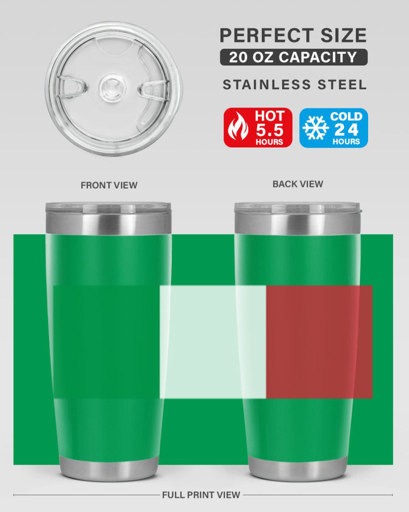 Italy 115#- world flags- Tumbler