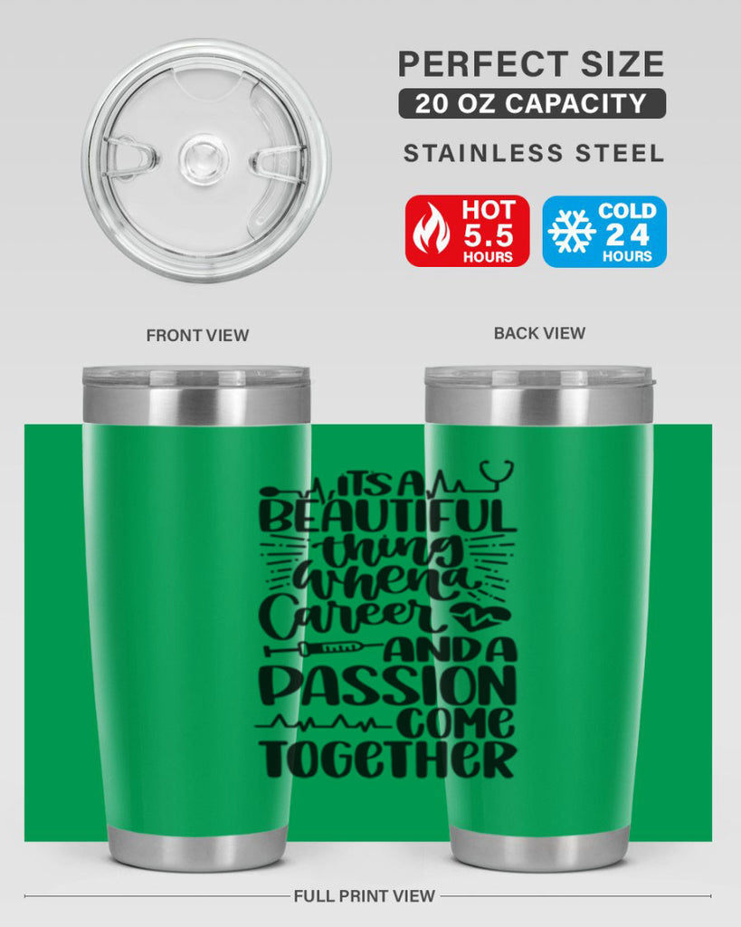 Its A Beautiful Style Style 149#- nurse- tumbler