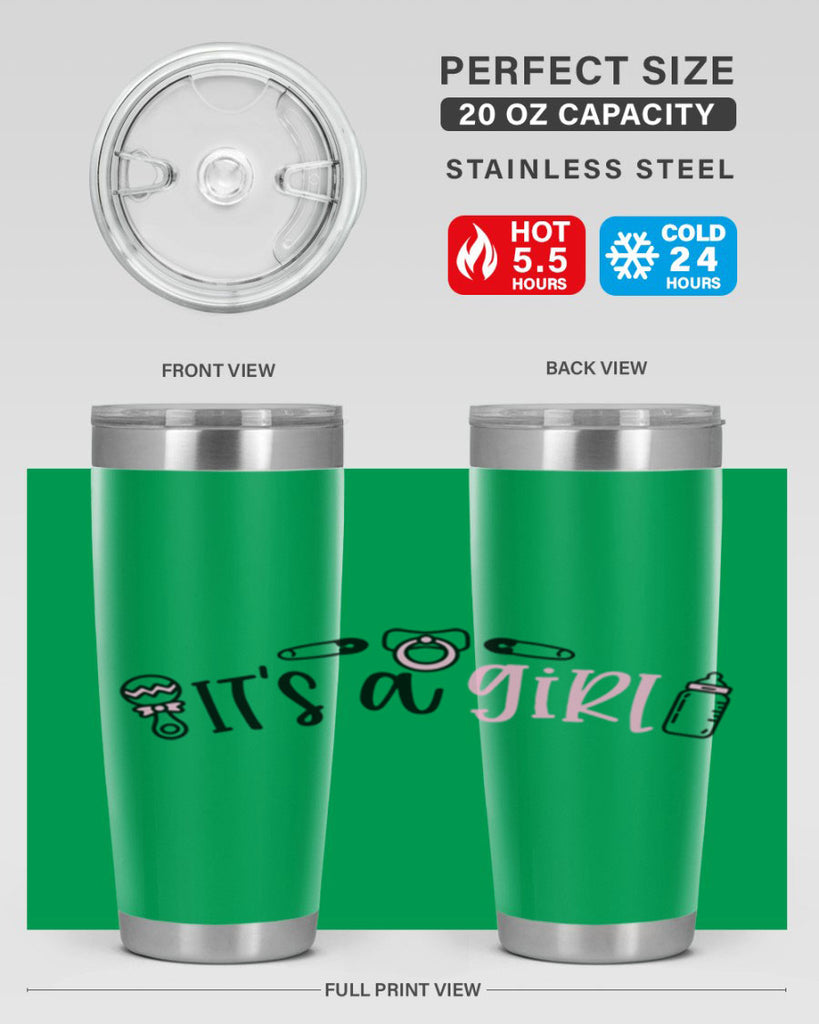 Its A Girl Style 78#- baby- tumbler