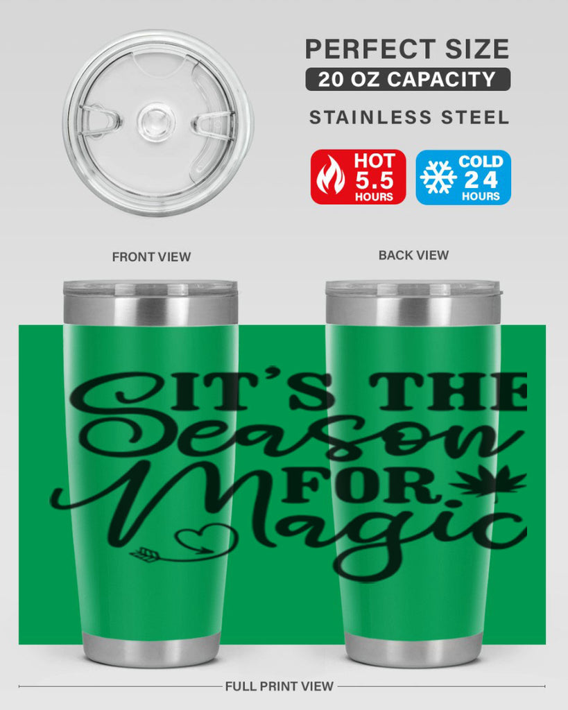 Its The Season For Magic 259#- winter- Tumbler