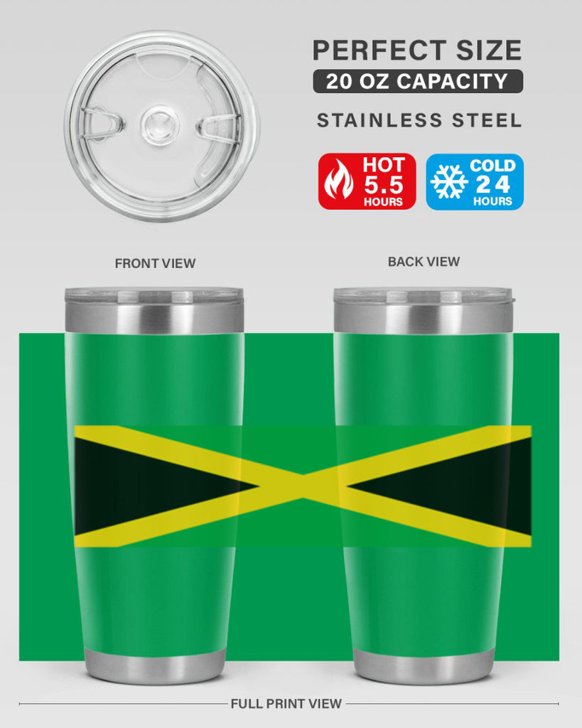Jamaica 114#- world flags- Tumbler