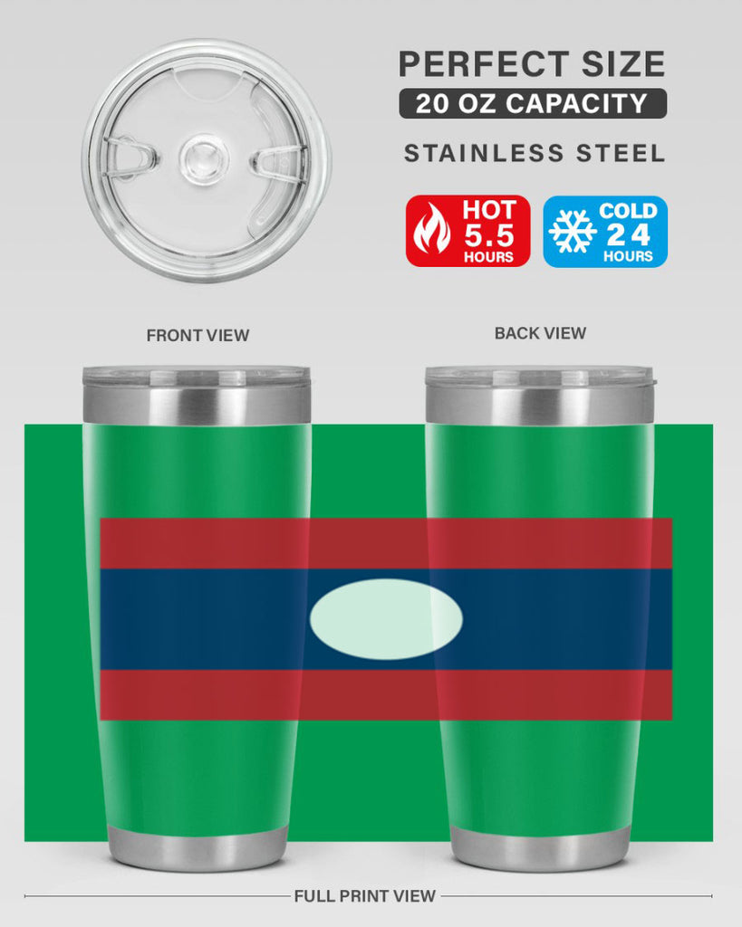 Laos 105#- world flags- Tumbler