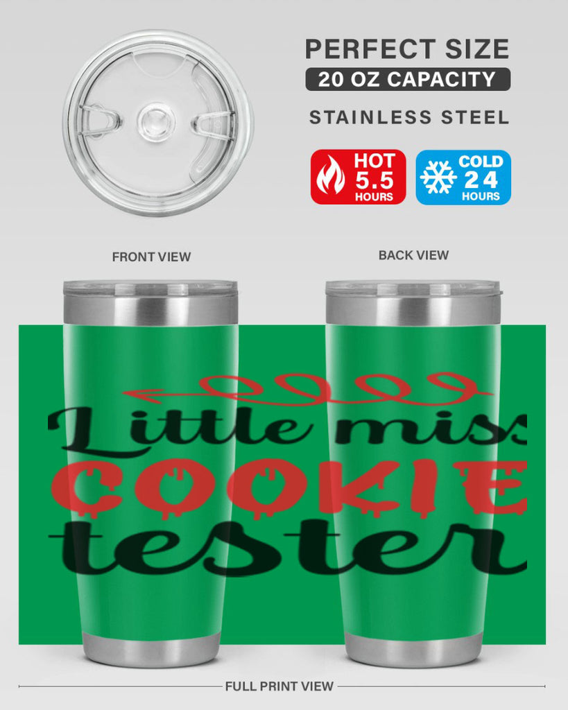 Little miss cookie tester 305#- winter- Tumbler