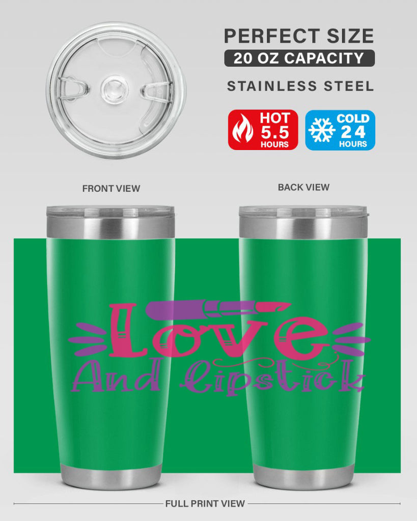 Love And Lipstick Style 225#- make up- Tumbler
