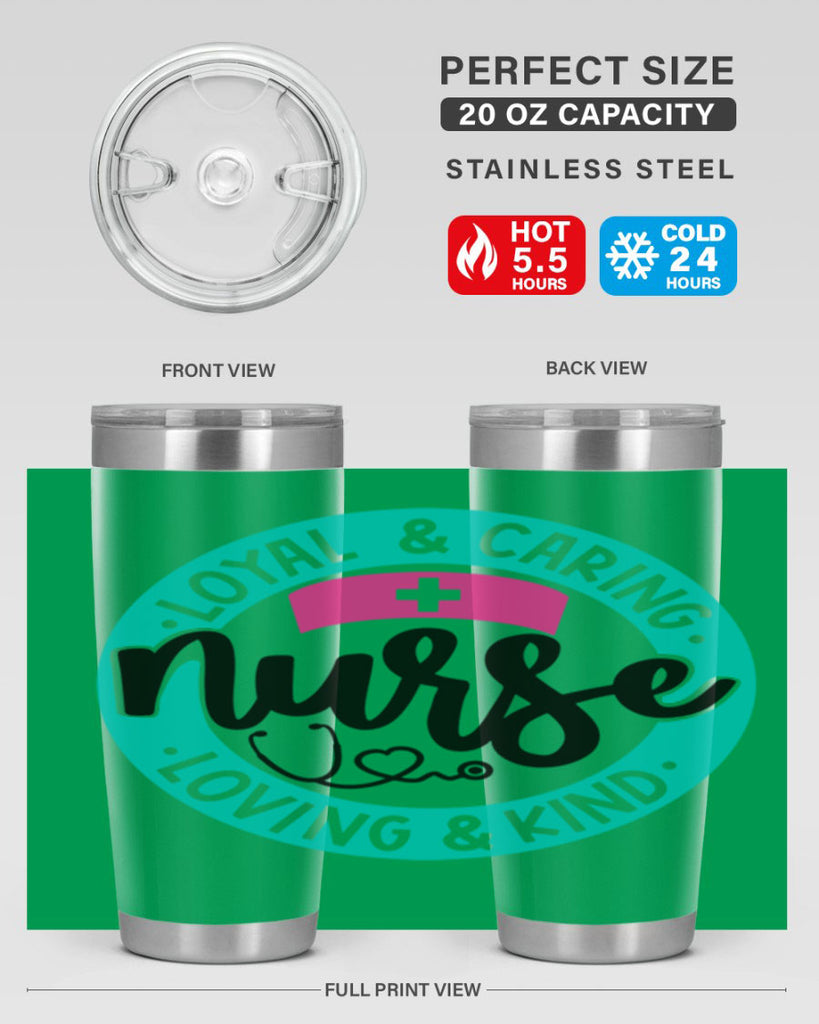 Loyal Caring Nurse Loving Kind Style Style 133#- nurse- tumbler
