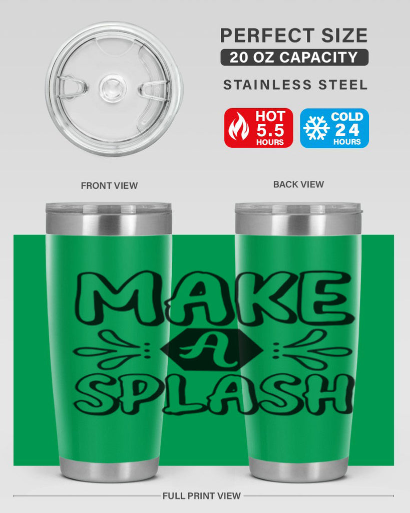 Make a splash 310#- mermaid- Tumbler