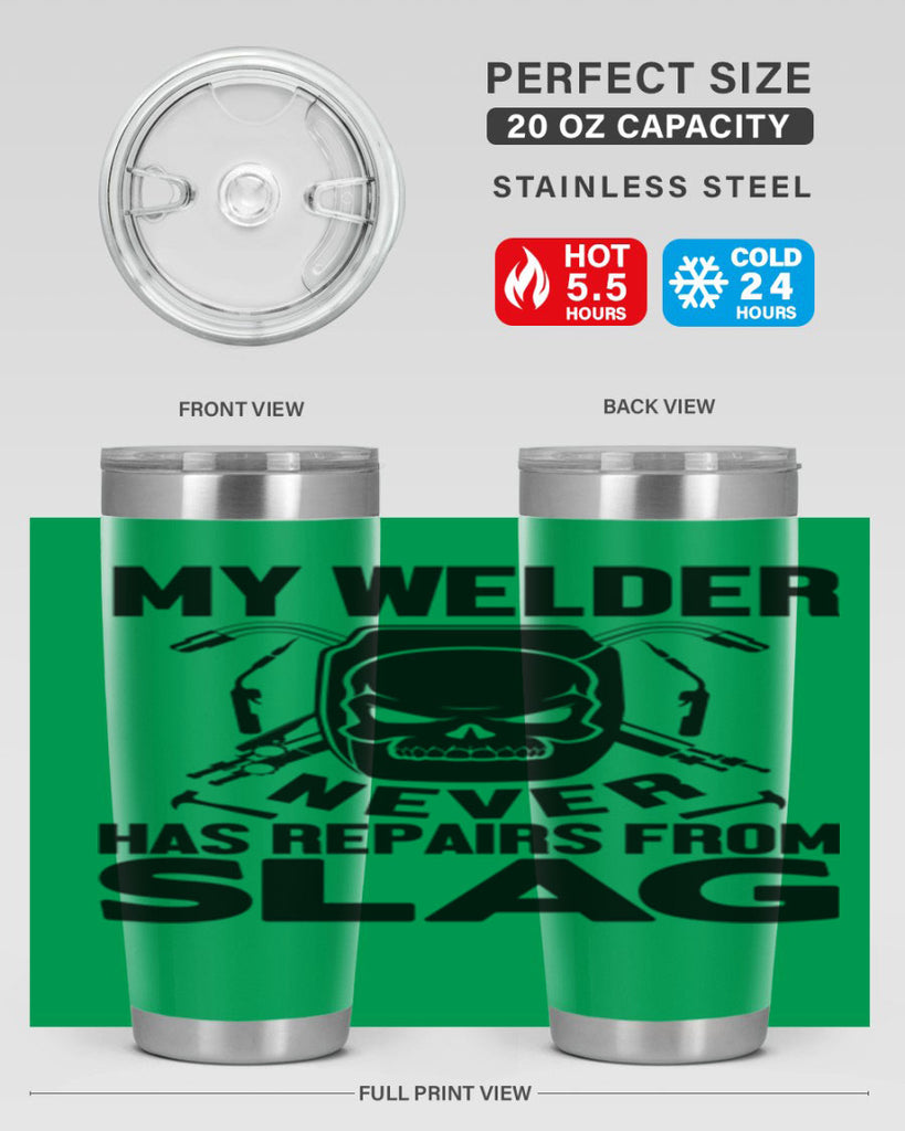 My welder never Style 7#- welder- tumbler