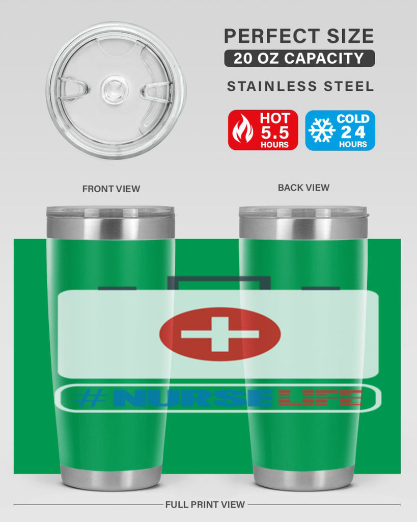 Nurse lifeTransperment png Style 405#- nurse- tumbler